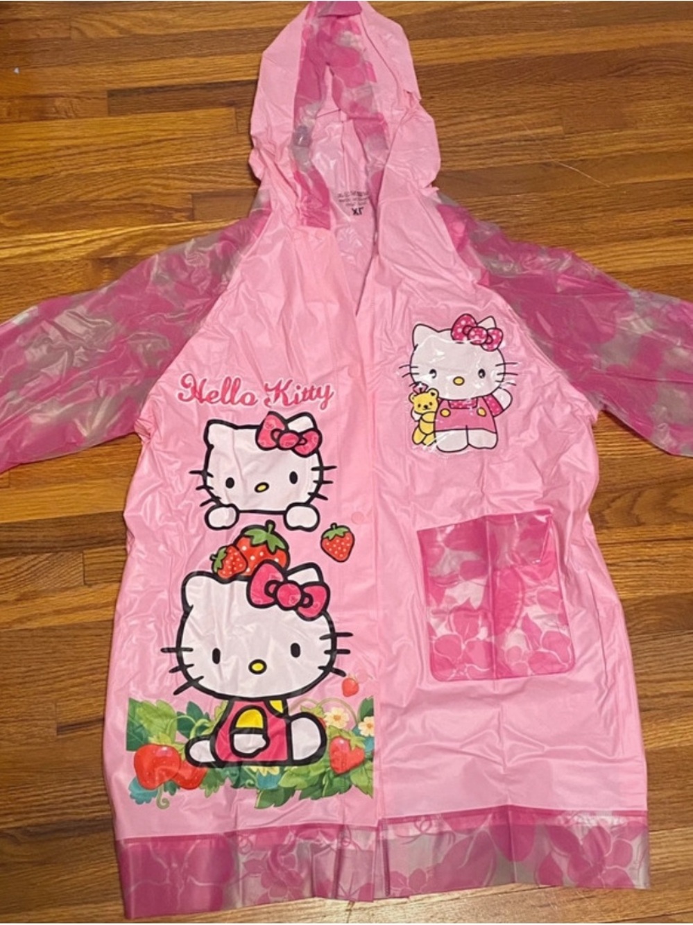 Hello Kitty Pink raincoat